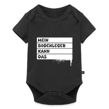Flooring installers - Baby Premium short-sleeve bodysuit - black - Front