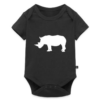 Rhino - Body à manches courtes Premium Bébé - noir - Devant