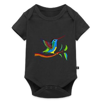 belle kohlibrie - Body à manches courtes Premium Bébé - noir - Devant