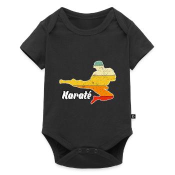 Karaté - Body à manches courtes Premium Bébé - noir - Devant