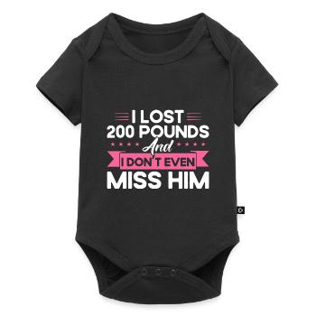 Auflösung der Ehe Geschieden Ex Partner Geschenk - Baby Premium Kurzarmbody - Schwarz - Vorne