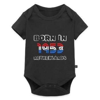 Netherlands 1953 - Baby Premium Kurzarmbody - Schwarz - Vorne