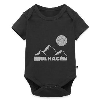 Bergsport Mulhacén - Baby Premium Kurzarmbody - Schwarz - Vorne