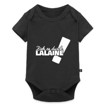 Aufgeben Lalaine - Baby Premium Kurzarmbody - Schwarz - Vorne