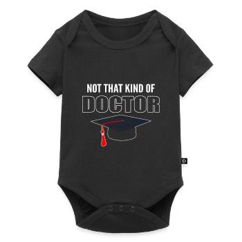 Not That Kind Of Doctor Promotion Doktor - Baby Premium Kurzarmbody - Schwarz - Vorne