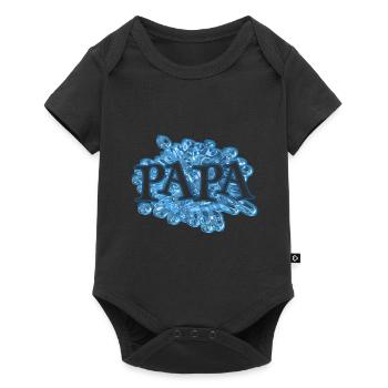 Papa Papa - Body à manches courtes Premium Bébé - noir - Devant