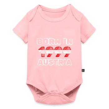 Geboren 1999 - Baby Premium Kurzarmbody - Rosa - Vorne
