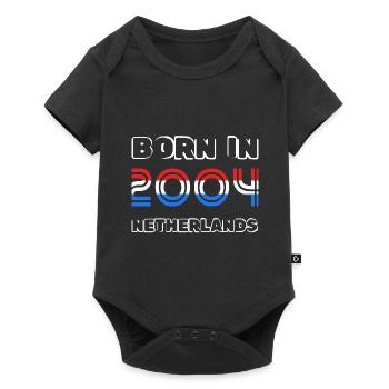 Netherlands 2004 - Baby Premium short-sleeve bodysuit - black - Front