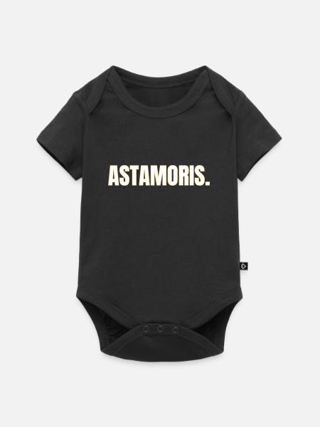 ASTAMORIS. Antwerpener Dialekt Hemd - Baby Premium Kurzarmbody - Schwarz