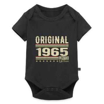Original 1965 - Retro 1965 Birthday Gift - Baby Premium short-sleeve bodysuit - black - Front