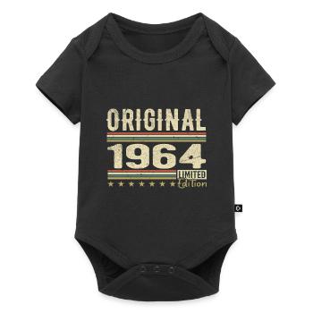 Original 1964 - Retro 1964 Birthday Gift - Baby Premium short-sleeve bodysuit - black - Front