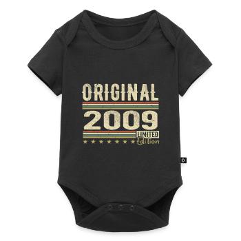 Original 2009 - Retro Birthday Gift 2009 - Baby Premium short-sleeve bodysuit - black - Front