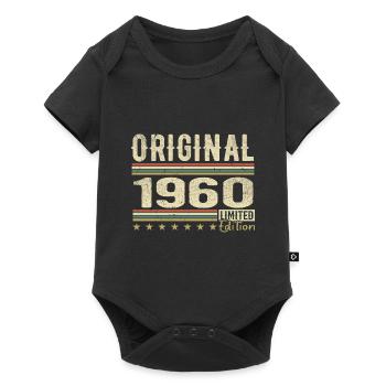 Original 1960's - Retro 1960's Birthday Gift - Baby Premium short-sleeve bodysuit - black - Front