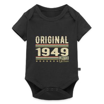 Original 1949 - Retro 1949 Birthday Gift - Baby Premium short-sleeve bodysuit - black - Front