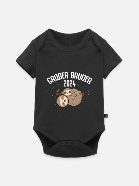 Großer Bruder 2024 - Baby Premium Kurzarmbody - Schwarz