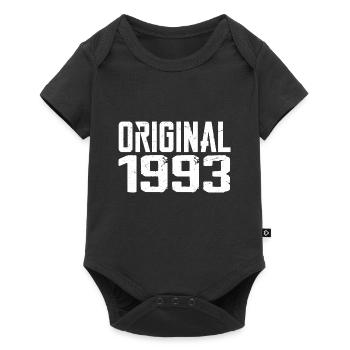 1993 Vintage Cadeau Anniversaire Rétro Cadeau 1993 - Body à manches courtes Premium Bébé - noir - Devant