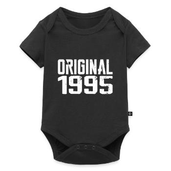 1995 Vintage Cadeau Anniversaire Rétro Cadeau 1995 - Body à manches courtes Premium Bébé - noir - Devant