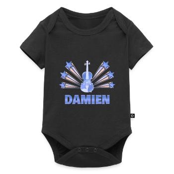 Cadeau pour Damien - Body à manches courtes Premium Bébé - noir - Devant