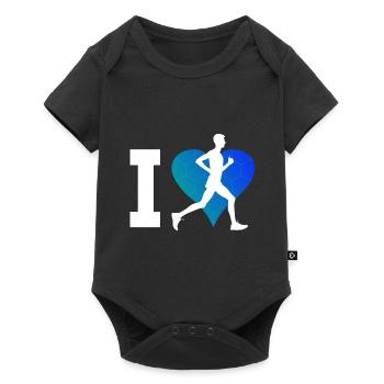 Course à pied Femme Course à pied Fitness Cross Country - Body à manches courtes Premium Bébé - noir - Devant
