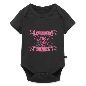 Daniel - Baby Premium short-sleeve bodysuit - black - Front