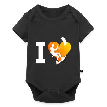 Kitesurf Kitesurf Hommes Kitesurf Kiting - Body à manches courtes Premium Bébé - noir - Devant