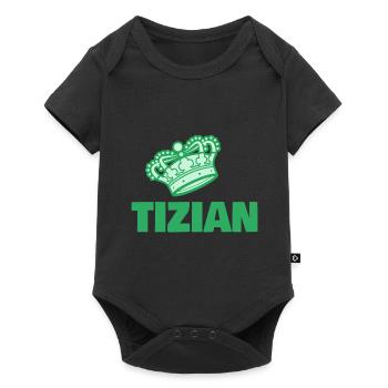 Titian - Baby Premium short-sleeve bodysuit - black - Front