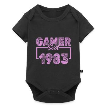 Playing 1983 - Baby Premium short-sleeve bodysuit - black - Front
