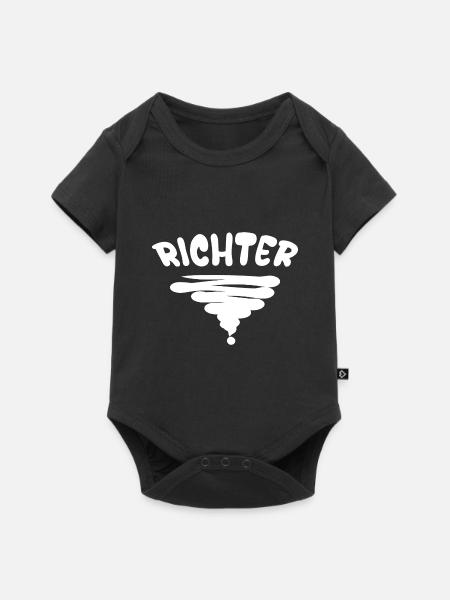 Geschenk für Richter - Baby Premium Kurzarmbody - Schwarz