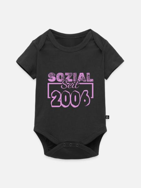 2006 - Baby Premium Kurzarmbody - Schwarz
