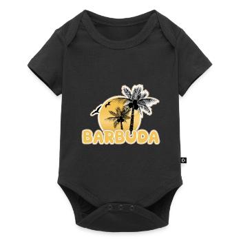 Gift for Barbuda - Baby Premium short-sleeve bodysuit - black - Front
