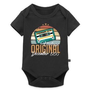 December 1950 - Legends were born in 1950 - Baby Premium short-sleeve bodysuit - black - Front