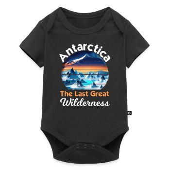Antarctique Le dernier grand désert en plein air - Body à manches courtes Premium Bébé - noir - Devant