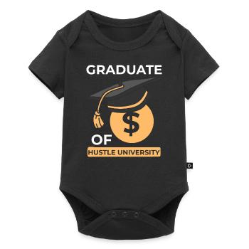 Entrepreneurship: Hustle University Graduate - Baby Premium short-sleeve bodysuit - black - Front