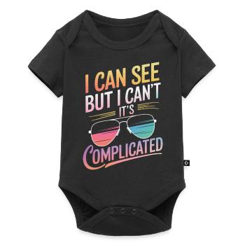 Blind blindness Visually impaired people - Baby Premium short-sleeve bodysuit - black - Front