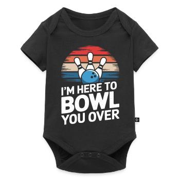 Bowling Bowler Pin Ball Bowling Ball - Body à manches courtes Premium Bébé - noir - Devant