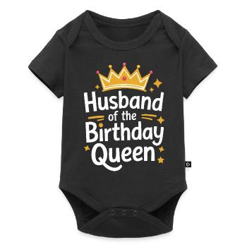 Husband, Spouse, Family, Wedding - Baby Premium short-sleeve bodysuit - black - Front