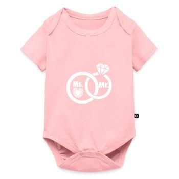 Wedding - Baby Premium short-sleeve bodysuit - rose - Front