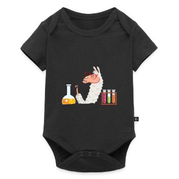 Alpaka Lehrer - Baby Premium short-sleeve bodysuit - black - Front