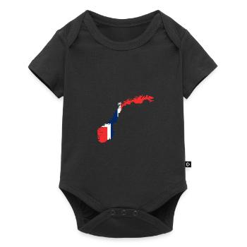 Norvège - Body à manches courtes Premium Bébé - noir - Devant