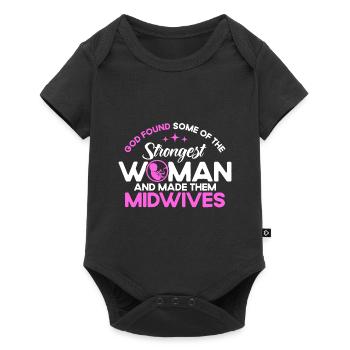Obstetrician Midwife LD Work Gift - Baby Premium short-sleeve bodysuit - black - Front
