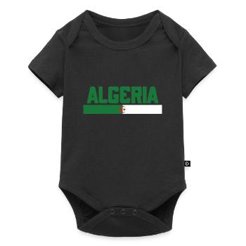 Dz Algerien El-Djazaïr - Baby Premium Kurzarmbody - Schwarz - Vorne