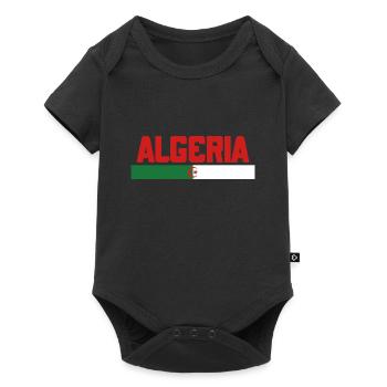 Dz Algerien El-Djazaïr - Baby Premium Kurzarmbody - Schwarz - Vorne