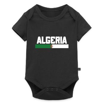 Dz Algerien El-Djazaïr - Baby Premium Kurzarmbody - Schwarz - Vorne
