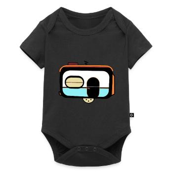 Caravan Camper trailer Trailer Holiday Leisure - Baby Premium short-sleeve bodysuit - black - Front