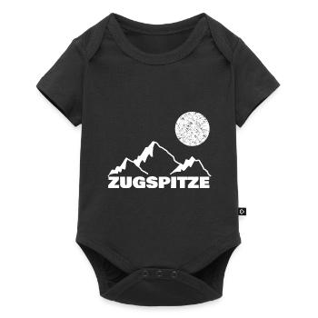Berg Zugspitze - Baby Premium Kurzarmbody - Schwarz - Vorne