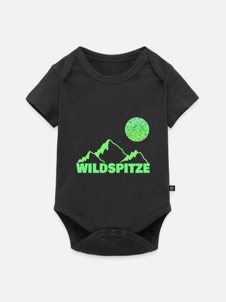Berg Bergsteigen Klettern wildspitze - Baby Premium Kurzarmbody - Schwarz