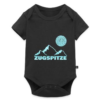 Bergsport Zugspitze - Baby Premium Kurzarmbody - Schwarz - Vorne