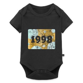 Numéro 1998 - Body à manches courtes Premium Bébé - noir - Devant