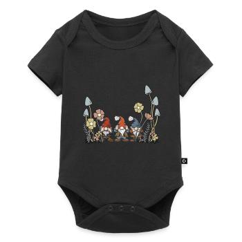 Forest Dweller Dwarf Dwarfs Troll Fairy Tale Child - Baby Premium short-sleeve bodysuit - black - Front