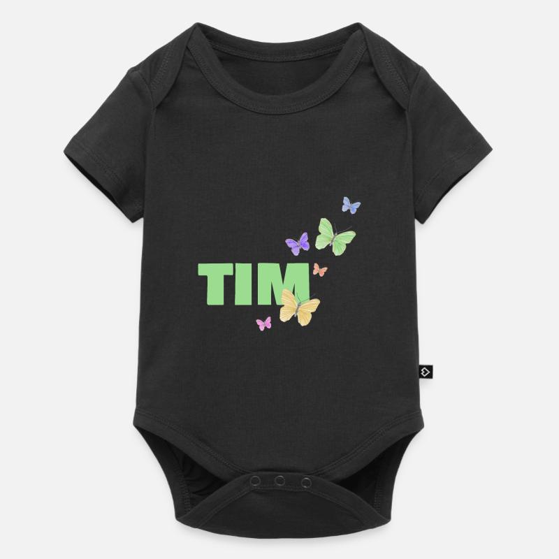 Tim - Baby Premium short-sleeve bodysuit - black